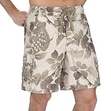 Merona® Fish Print Swim Shorts - Cocoa
