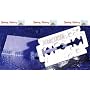 100 "Derby Extra" Stainless Steel Double Edge Razor Blades with FREE shaving soap stick