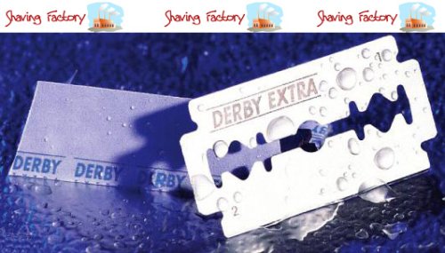 Childrens Toyshop  Health & Personal Care : 100 "Derby Extra" Stainless Steel Double Edge Razor Blades