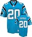 Chris Gamble Youth Jersey: Reebok Blue Replica #20 Carolina Panthers Jersey - Small (8)