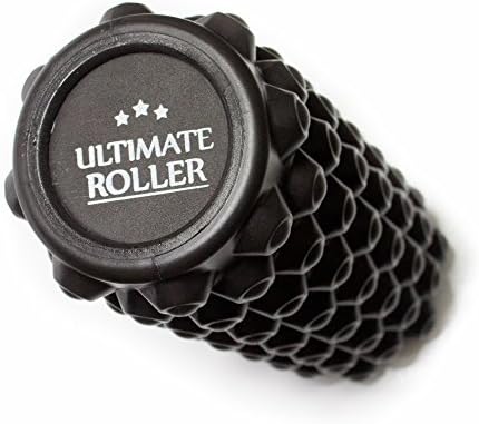 Foam Roller - by UFP - Ultra Firm Foam Roller For Muscles by Ultimate Fitness Products with firm trigger points for deep tissue massage 14"x5" Best for Deep Stretching, Crossfit, MMA, BJJ, Yoga, Back Massage, Before/After Workout, Enhance Your Workout Now!