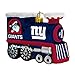 NFL New York Giants Blown Glass Train Ornament