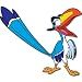All Products : Lion King ZAZU Hornbill car bumper sticker 4" x 4"