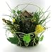Artificial Flower Plant Wall Art Basket Spring Easter Door