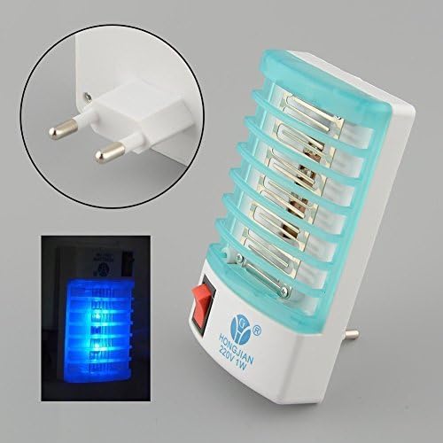 Blogger LED Socket Electric Mosquito Fly Bug Insect Trap Lamp Killer Zapper