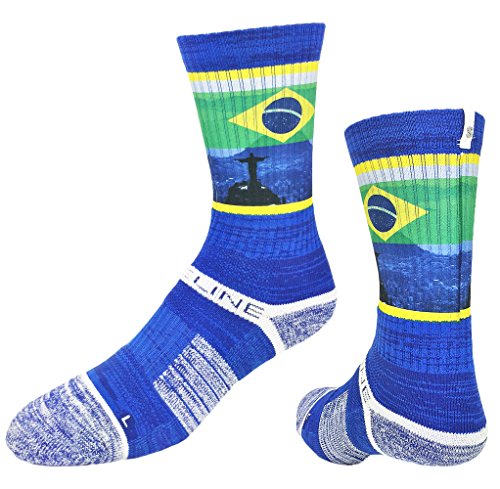 Brazil - Rio 2016 City Line Crew Socks - designed for the 2016 Olympics