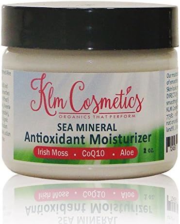 ORGANIC FACE MOISTURIZER - Restore smooth skin eliminate uneven skin tone and hydrate with our powerful ANTI AGING cream. Sea Mineral Antioxidant Moisturizer - 2 oz. FREE SHIPPING
