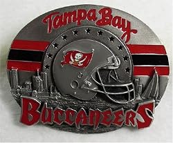TAMPA BAY BUCCANEERS (LIMITED EDITION) NFL LICENSED FOOTBALL BUCKLE
