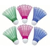 Sportcraft Set of 6 Color Shuttlecocks