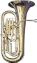 Besson BE2052 Prestige Series Compensating Euphonium, Silver
