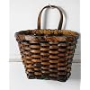 Dark Primitive Wall Hanging Basket