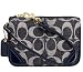Coach Hamptons Signature Wristlet Bag 41925 Denim