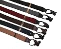 Button-End Elastic Dress Suspender Brass Hdwe *Tall Avail*