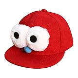 (Sandalup)赤ちゃん帽子 ボウシ キャップ かわいい鳥 ベビー 子供用 野球帽（レッド）