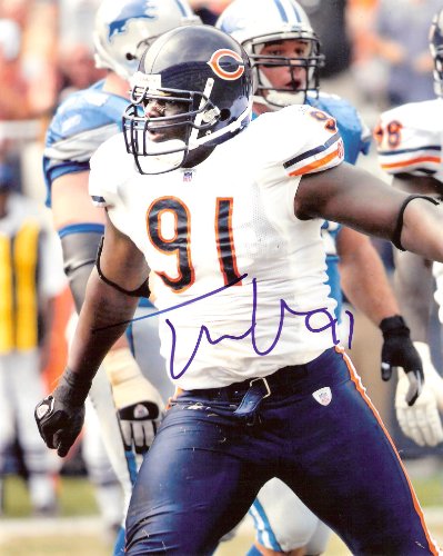 Tommie Harris Autographed 8x10 Photo #2 (Chicago Bears)