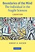 Boundaries of the Mind: The Individual in the Fragile Sciences