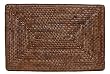 Woven Rattan Rectangular Mat 18" X 12" Set / 2