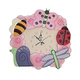 Avenue Accents Butterfly-Bug Wall Clock