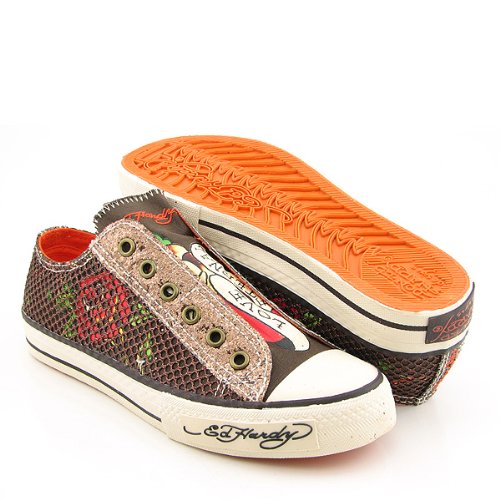 Ed Hardy Glitter Cage Sneaker