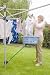 Outdoor Living : Stable Table Laundry Basket Holder by Ideal Way Products