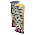 Corner Multimedia Tower - Oak/Black
