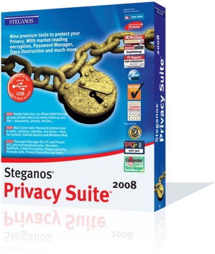Steganos Privacy Suite 2008 - Encryption 256 Bit AES