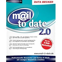 mail to date 2.0, CD-ROM Professionelle Newsletter und Serien-E-Mails mit wenigen Mausklicks erstellen. F�r Windows 2000/XP