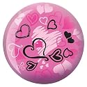Brunswick Hearts Glow Pink Viz-a-Ball
