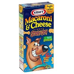 Kraft Macaroni & Cheese Scooby Doo Shapes, 5.5-Ounce Boxes (Pack of 24)