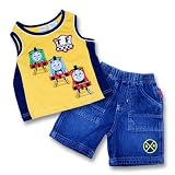 Thomas and Friends - Apparel - Blue Shorts with Yellow Tank Size 2T