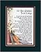 "As You Graduate From College" Touching 8x10 Graduation Poem, Double-matted In Dark Green/Burgundy, And Enhanced With Watercolor Graphics.