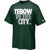 New York Jets Nike "Tebow in the City" Womens T-Shirt (Medium)