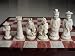 King Tran Hung Dao Marble Chess Set Sculptures