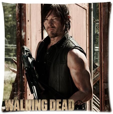 Every New Day Walking Dead Daryl Dixon Unique Custom Zippered Pillow Cases 18x18 inches(45x45cm) (Two sides)