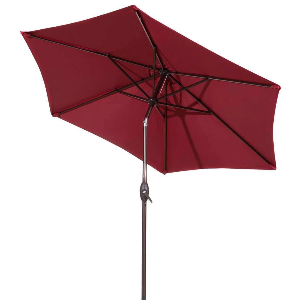 Abba Patio 9 Ft Market Outdoor Aluminum Table Patio Umbrella with Push