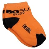 Bowling Green State Falcons Infant Orange-Brown Team Logo Bootie Socks