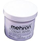 Clown White Cream Costume Makeup 16 Oz