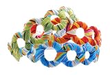 L. Erickson USA Circles Wrapped Headband - Cotton Stripe
