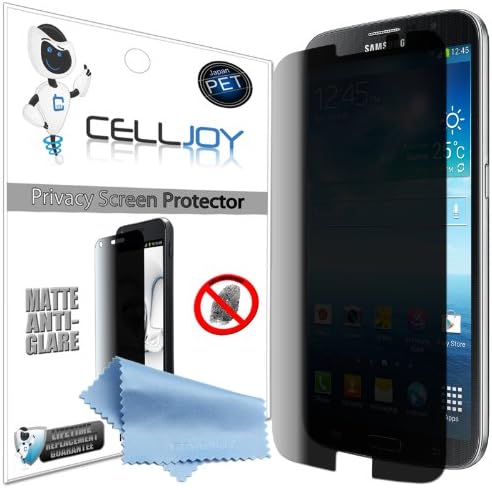 CellJoy Samsung Galaxy Mega 6.3 Privacy (360 Degree Privacy) Premium Screen Protector Guard Film with Lifetime Replacement Warranty [1-Pack] - Retail Packaging