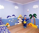 Beach Theme Sand Dunes 3D Wood Wall Decor Set