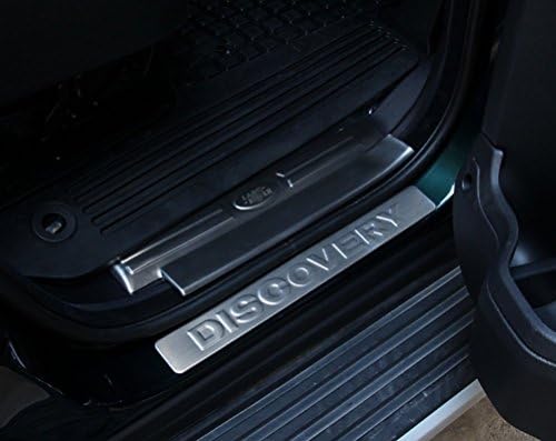 Yida Stainless Steel Scuff Plate Door Sill Entry Guard for Land Rover Discovery 3/4 LR3 LR4