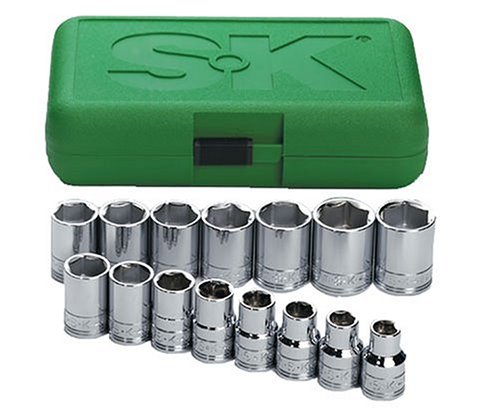 SK 1955 15 Piece 1/2-Inch Drive 6 Point 10-Millimeter to 24-Millimeter Socket Set SK 1955 15 Piece 1/2-Inch Drive 6 Point 10-Millimeter to 24-Millimeter Socket Set