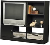 Entertainment Center for 27" TV in Black Finish By Ameriwood Furniture