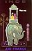 INDIA TRAVEL TOURISM ELEPHANT SMALL VINTAGE POSTER REPRO