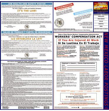 New Mexico State Labor Law Poster