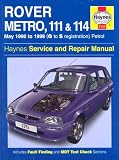 Rover Metro, 111 and 114 Service and Repair Manual