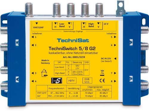 TechniSat Multischalter TechniSwitch 5/8G2 Energiesparend Preisvergleich
