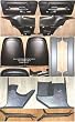 1970-1970 Dodge Challenger E Body Black Interior Kit (Hard Plastic Items Only) replaces OEM