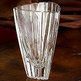 9 INCH MATTEO VASE - 24% CRYSTAL 9 INCH MATTEO VASE - vase