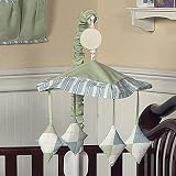 Blue and Green Argyle Musical Crib Mobile by JoJo Designs